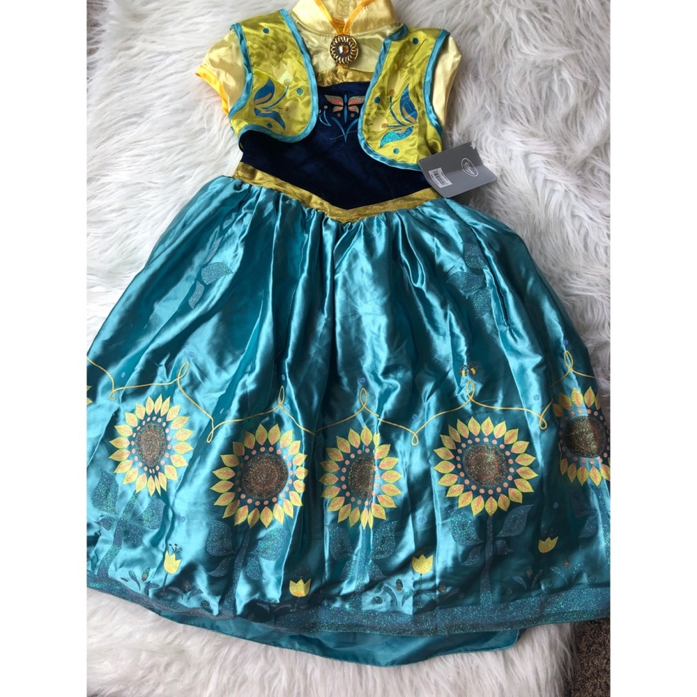 Disney Store Frozen Fever Anna Dress- 7/8